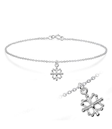 Snowflake Silver Bracelet BRS-193